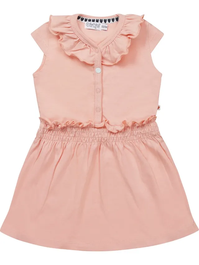 Dirkje R-SMILE Meisjes Jurk - Pink