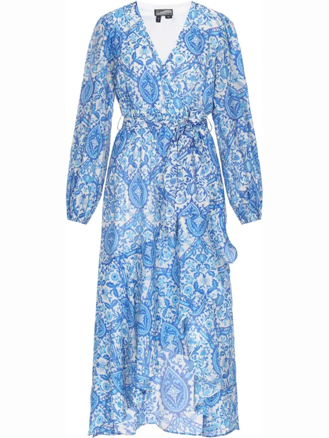 DREIMASTER jurk turquoise