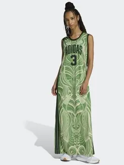 Jurk adidas Farm groen, foto 2