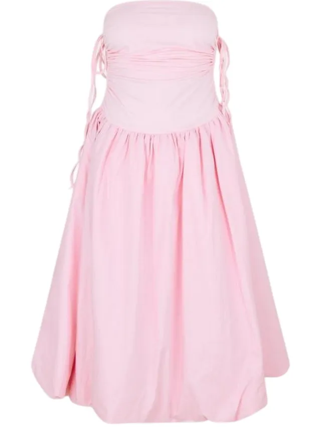 Amy Lynn AmyLynn Dames Alexa Midi Jurk (Babyroze)