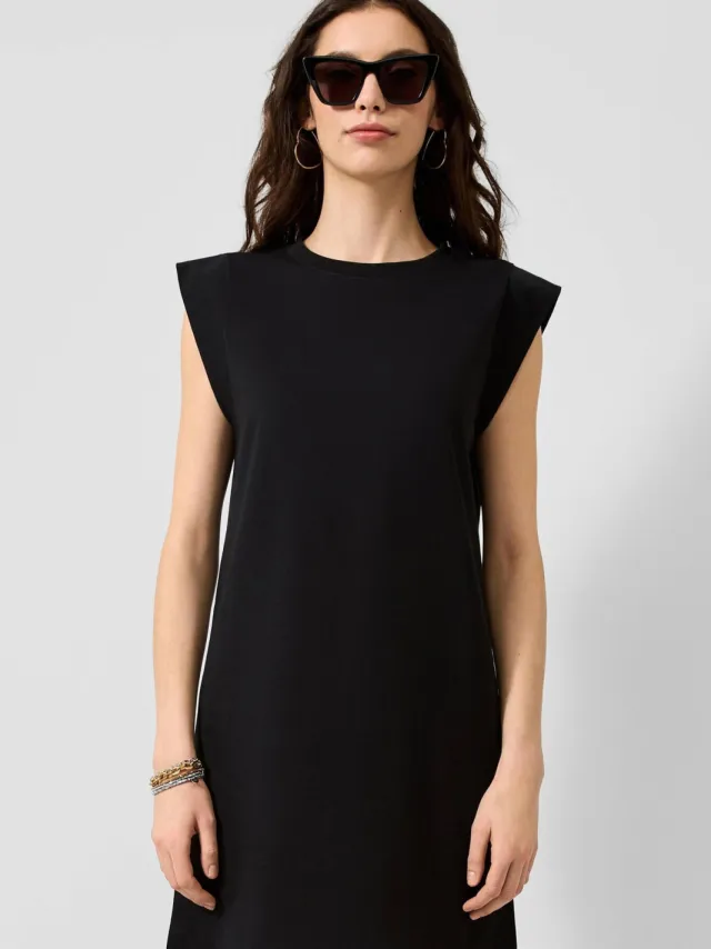 QS mini jurk - zwart