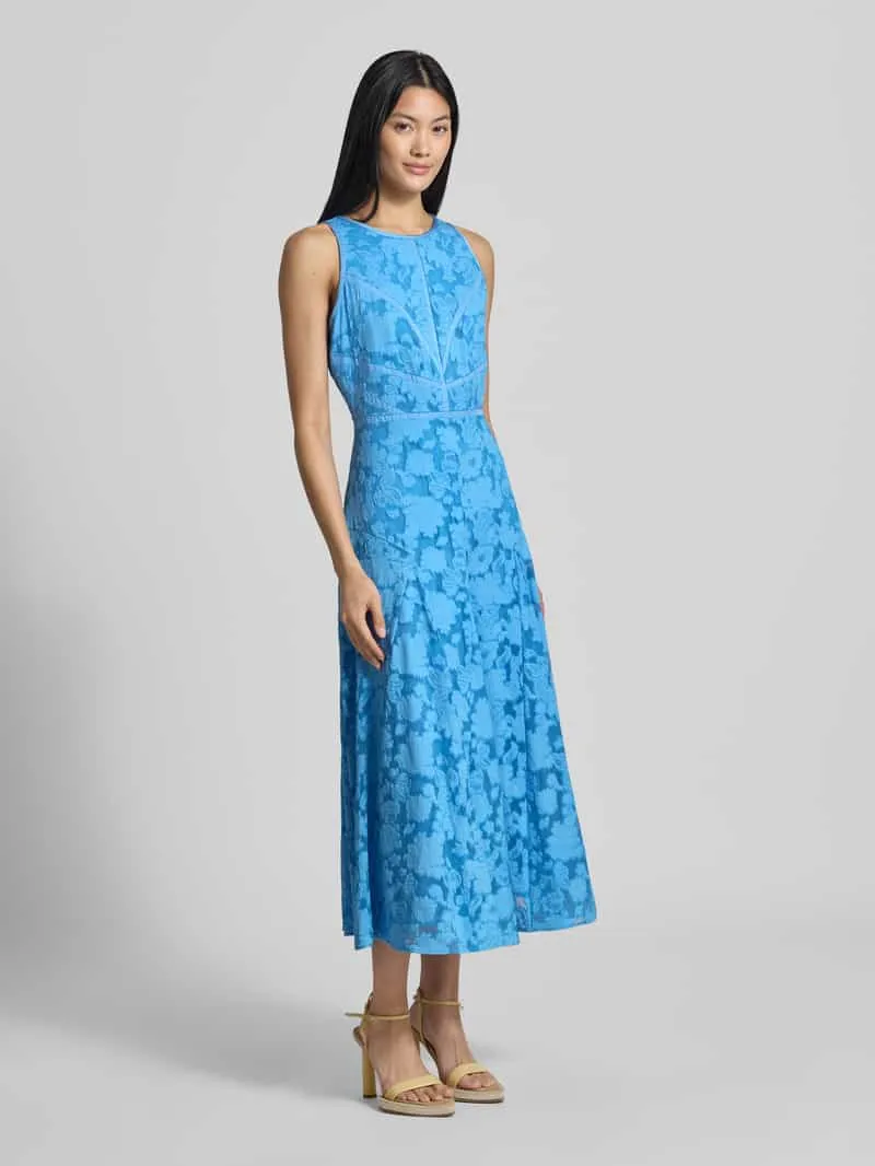 Ted Baker Midi-jurk van pure viscose model 'Lee' lichtblauw, foto 3
