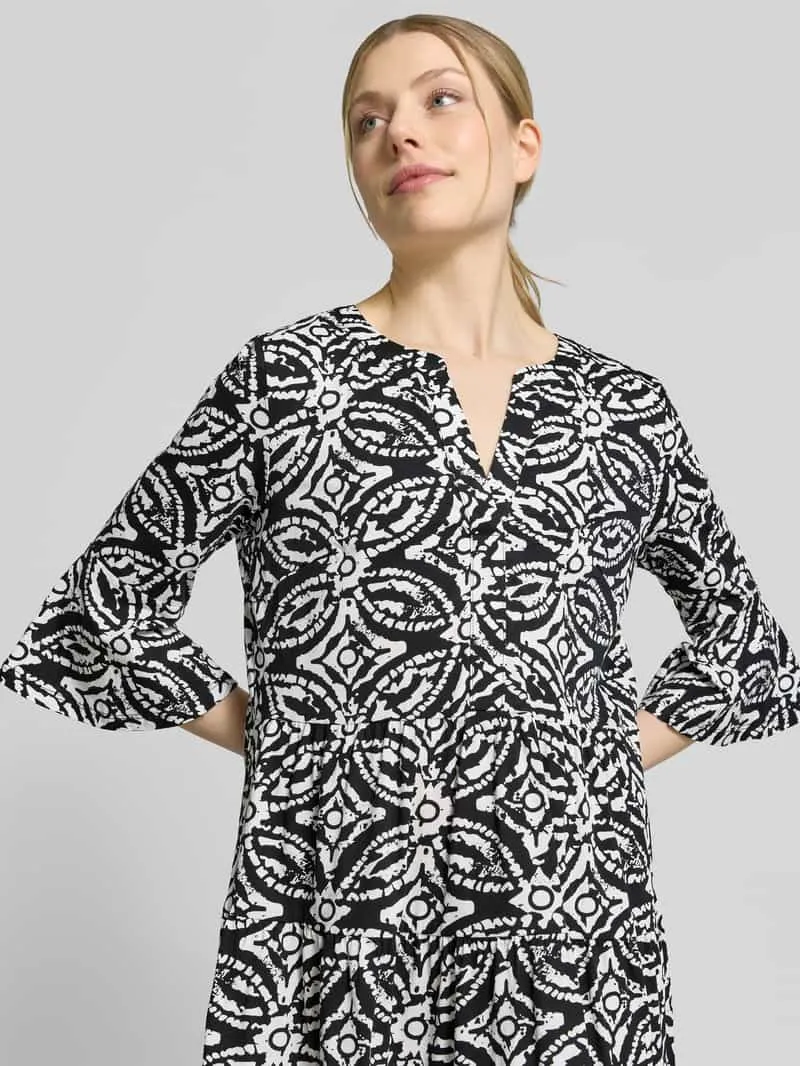 Christian Berg Woman Selection mini-jurk met tuniekhals zwart, foto 4