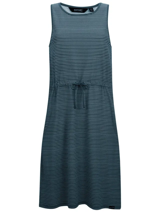 Regatta Dames/Dames Amorie Jurk (Marine, Wit) Marineblauw