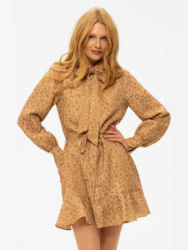 Nikkie blousejurk camel