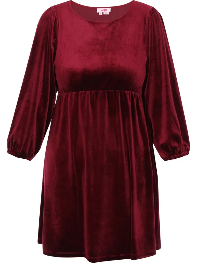 MyMo jurk bordeaux