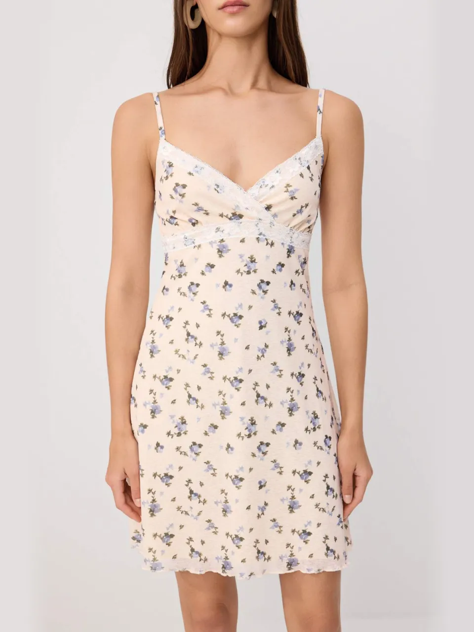 Trendyol TRENDYOLMİLLA Dames Meerkleurig Bloemen Midi Mouwloos Bodycon Jurken veelkleurig, foto 2