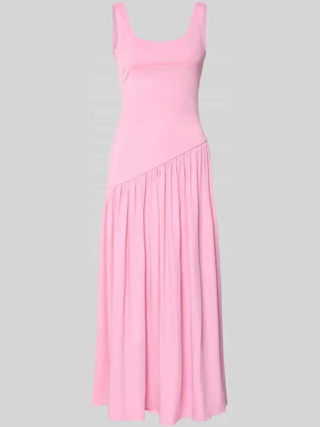 Little Mistress midi-jurk met vierkante hals roze, foto 2