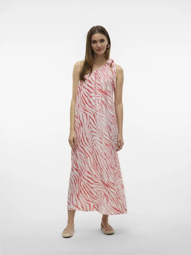 Vero Moda VMDORA DESY O/S ANKLE DRESS WVN BTQ GA - Dames - Maxi jurken Dubarry