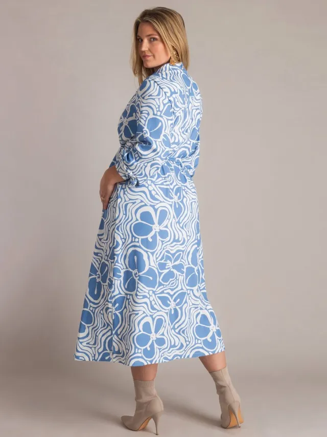 Yest Curve YCNicole Essential One pieces - Uniform Blue/Off Whi - maat 1(48)