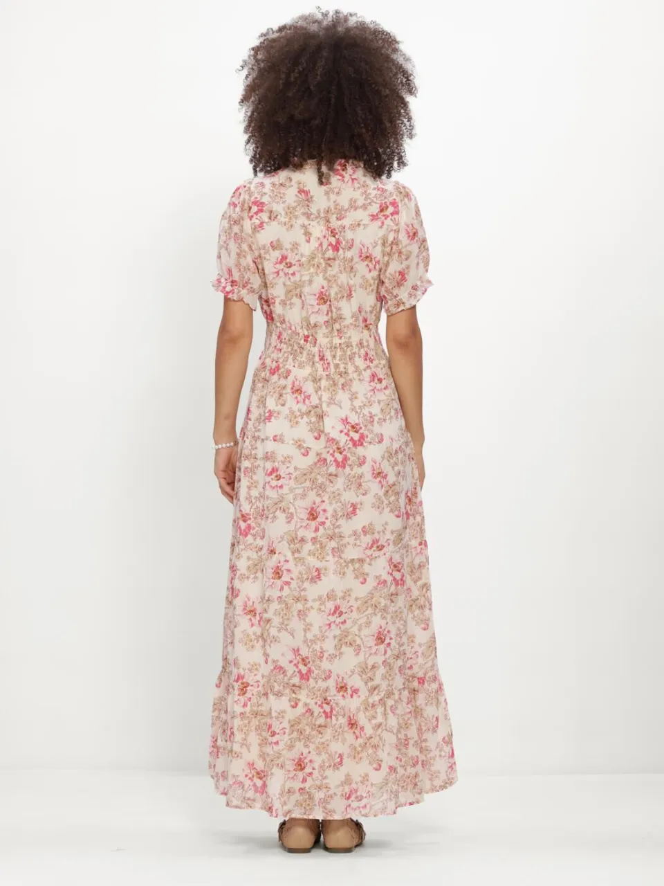 NEO NOIR Dames Jurken Kanza Flower Rose Dress - Multi, foto 3