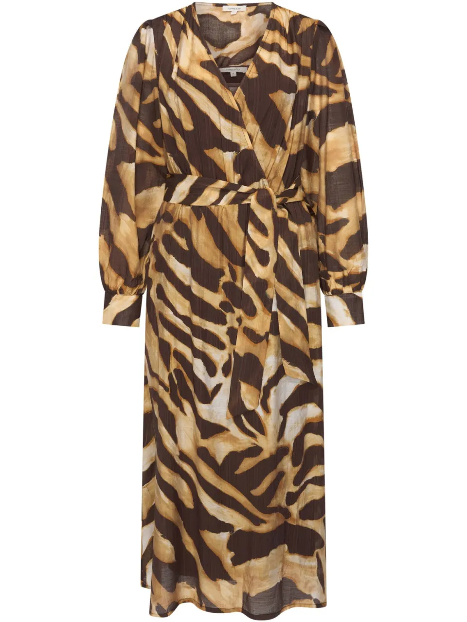 Expresso midi wikkeljurk met ceintuur en print - meerkleurig multi, foto 2