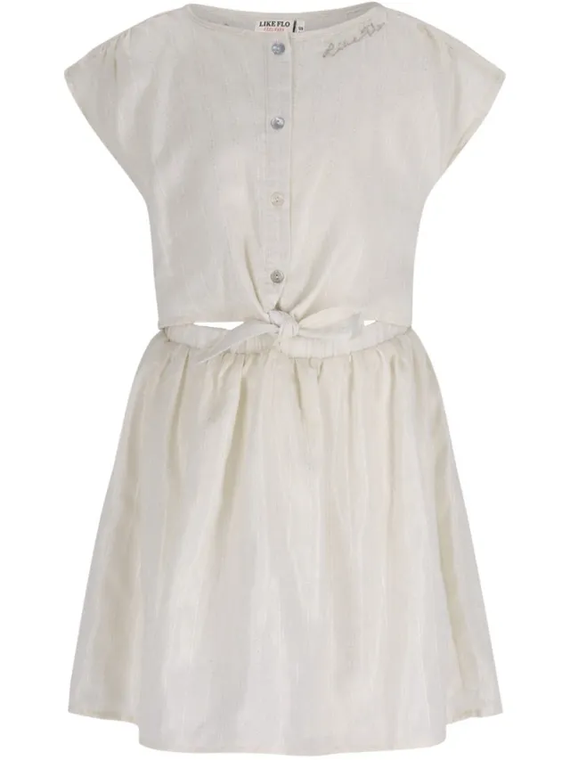 Like Flo F601-5801 Meisjes Jurk Soft gold