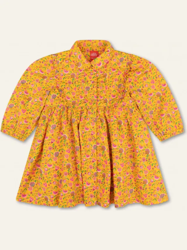 Oilily Daisybell Jurk - Geel - 116/6yr