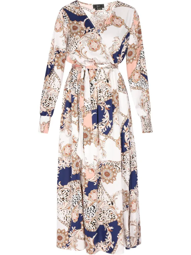 Faina jurk blauw