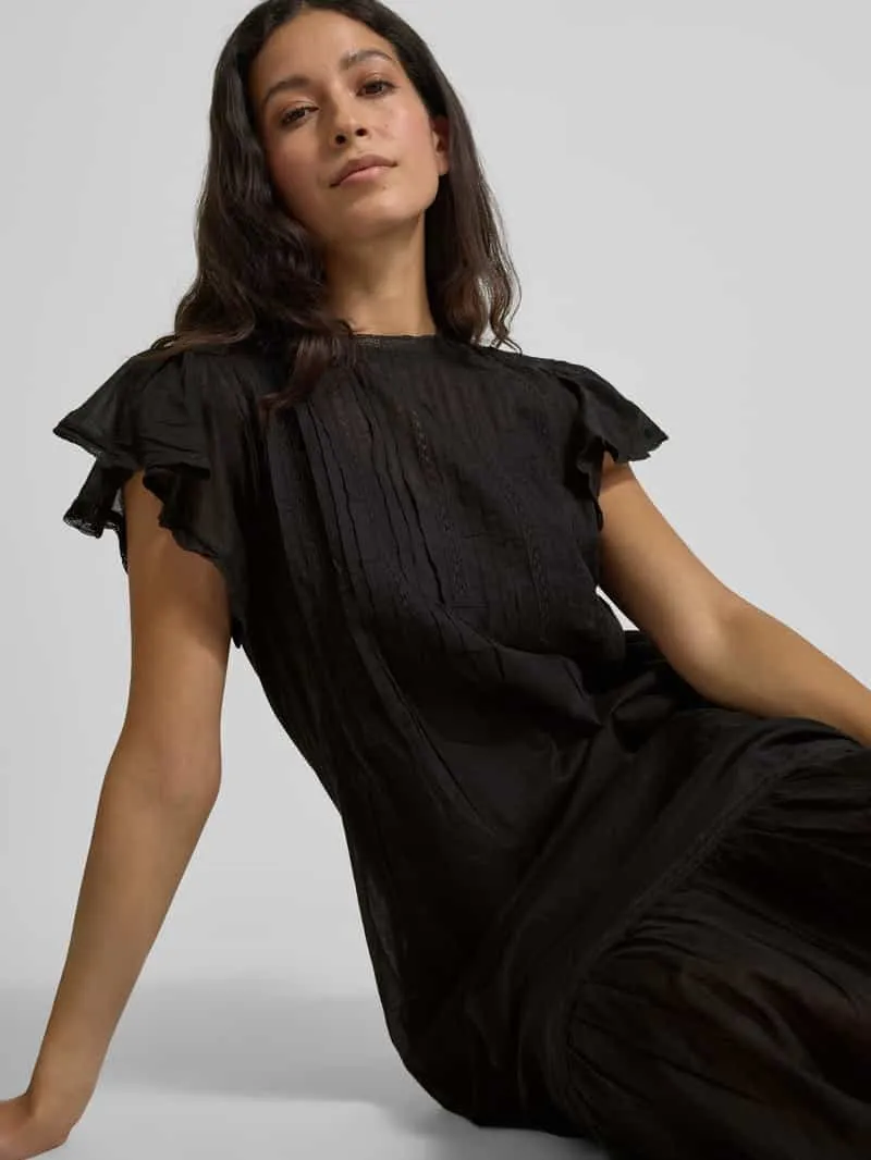 Scotch & Soda Maxi-jurk met ronde hals zwart, foto 2