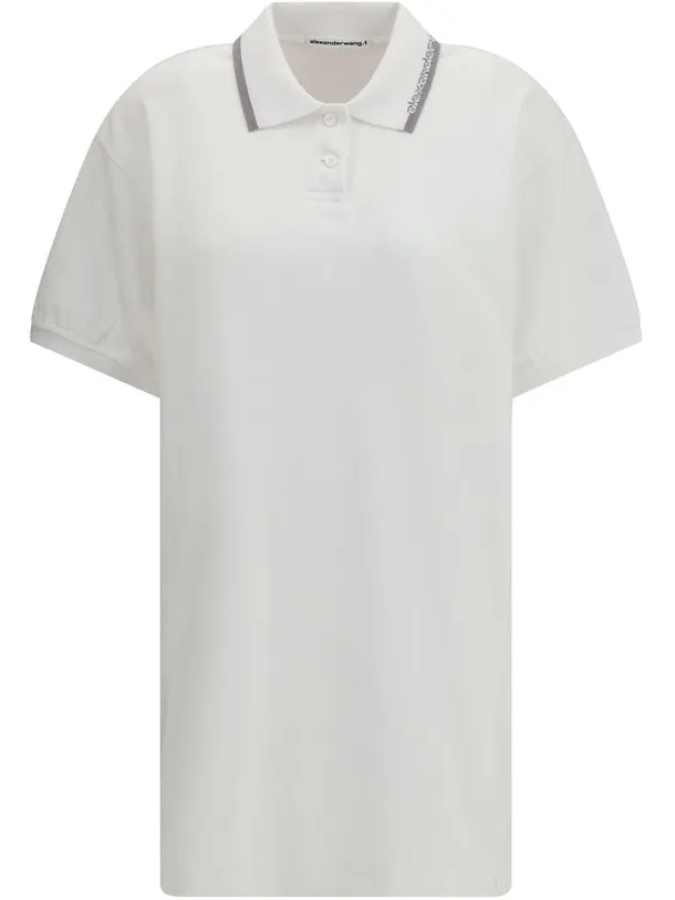 alexander wang Witte Katoenen Casual Jurk