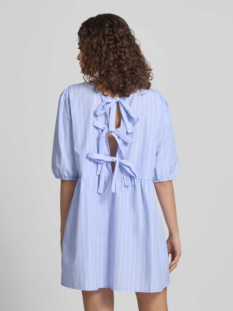 Only Blousejurk met streepmotief model 'CLARA TESSA' lichtblauw, foto 3