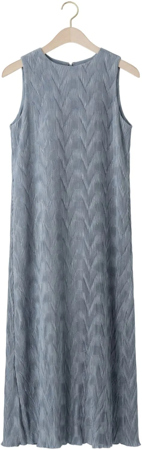 SELECTED WOMEN Dames Jurken Slfanya Sl Regular Ankle Plisse - Blauw, foto 2