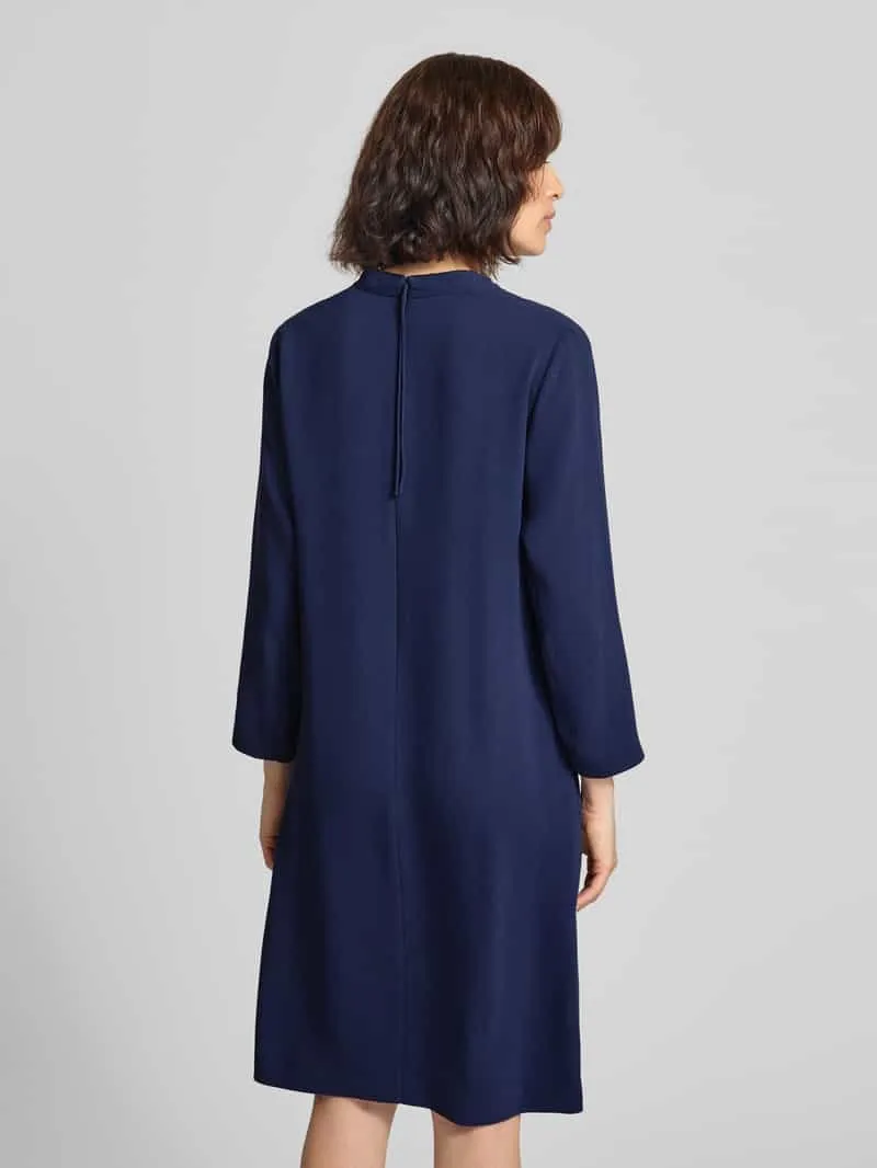 windsor. relaxed fit jurk met V-hals bleu, foto 3