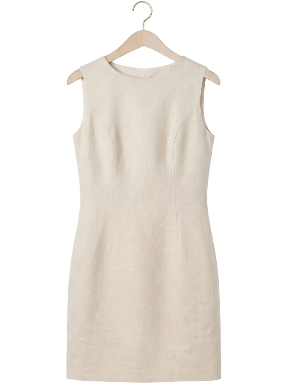 NEO NOIR Dames Jurken Bruna Ramie Dress - Ecru, foto 2
