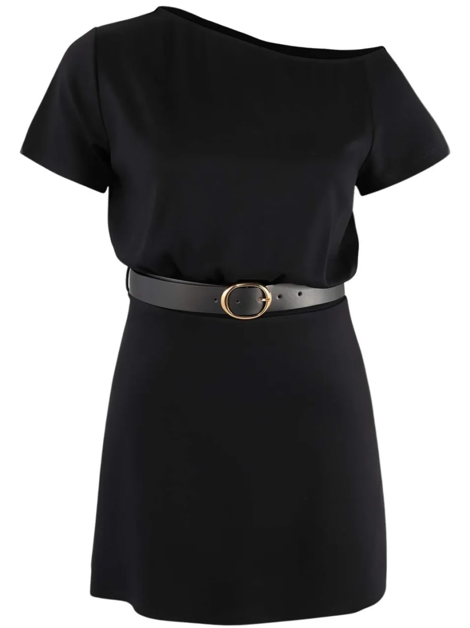 Trendyol Curve Dames Zwart Effen Kort / Mini Kort Casual Skater Grote maten Jurk, foto 2