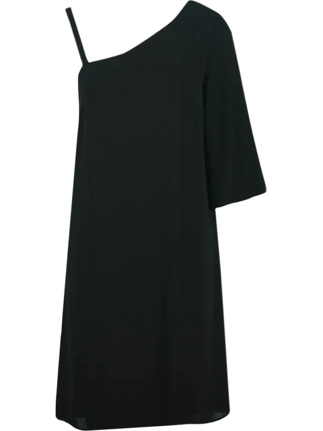 Senso • zwarte jurk July met open schouder •