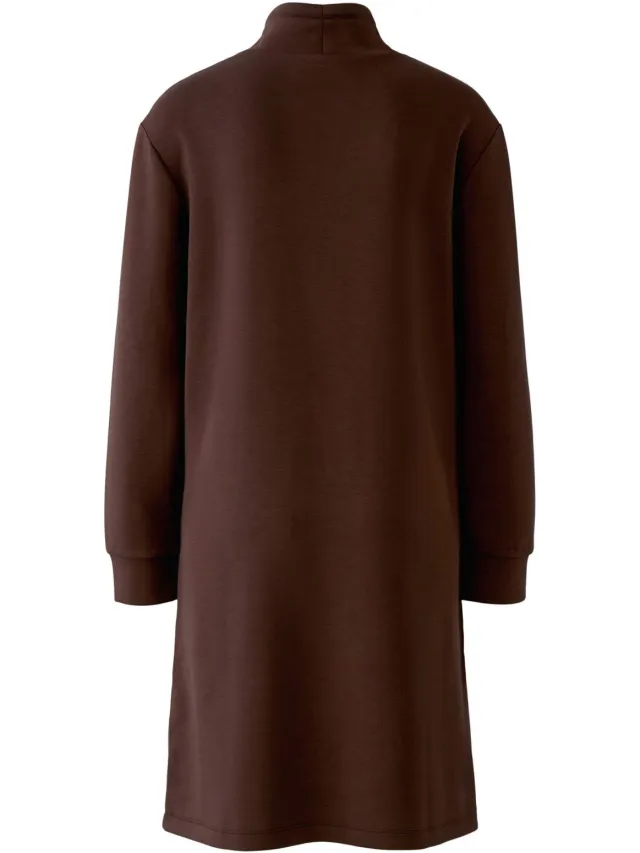 Miss Lagotte midi sweatjurk - bruin