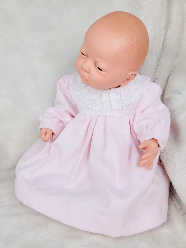 Patachou jurkje Roze | Wit Kant | 3733030 | Newborn