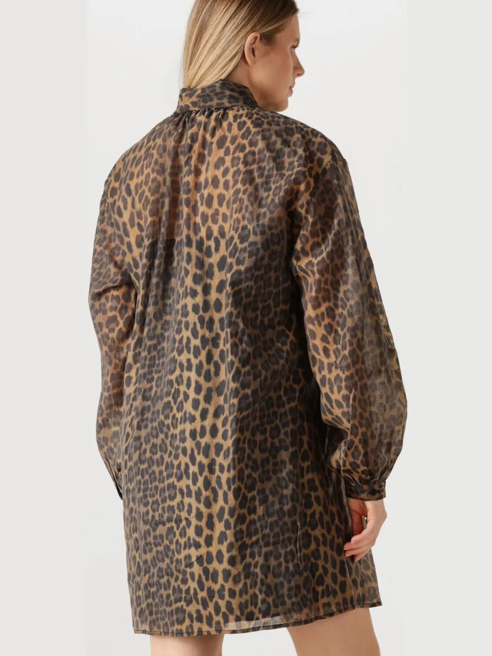 DANTE6 Dames Jurken Leigh Leopard Dress - Bruin, foto 3