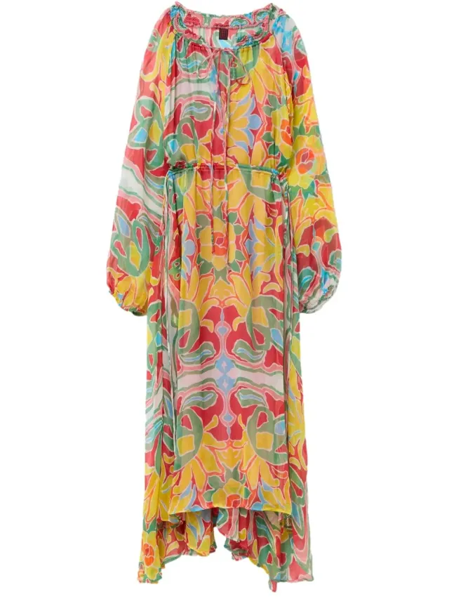 Stefanel Lange damesjurk Stefanel Chiffon multi
