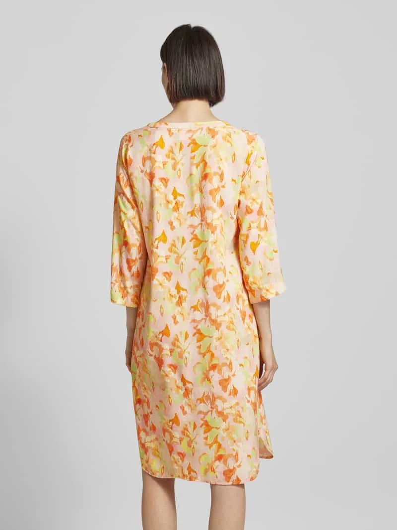 Smith and Soul Knielange tuniekjurk met all-over motief roze, foto 4