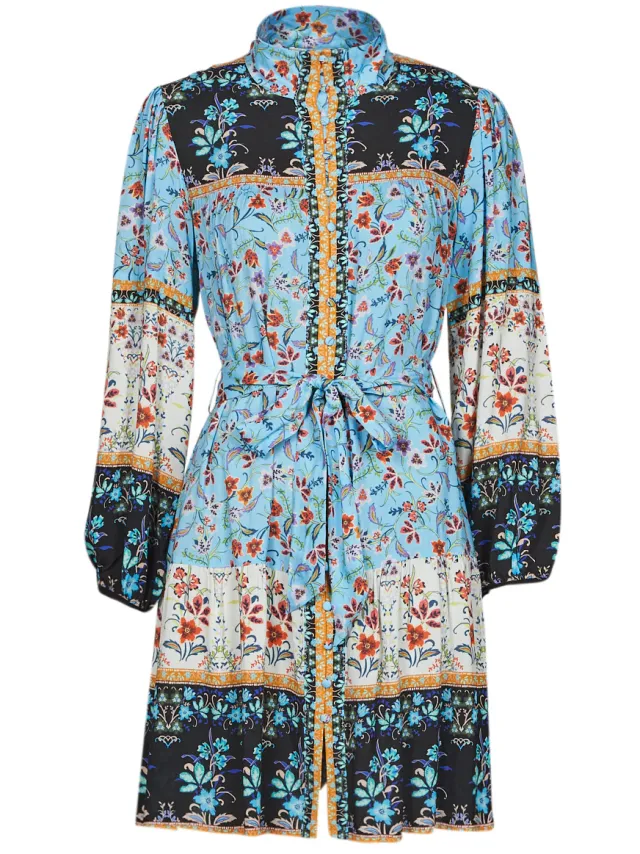 Derhy Korte Jurk Derhy INDIAN BORDER Multicolour