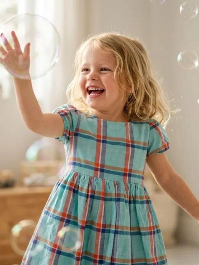 HILAL AKINCI KIDS Kinderjurk Veelkleurig