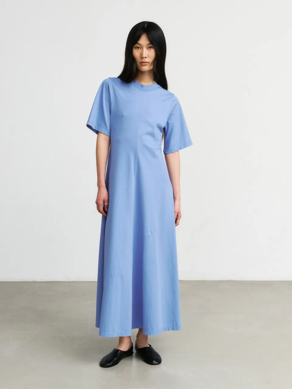 Rotholz dames vegan Jurk T-Shirtjurk Zachtblauw blauw, foto 2