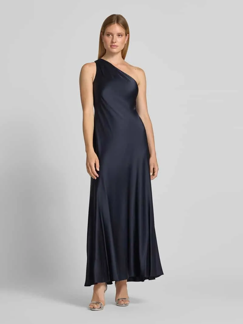 Lauren Ralph Lauren Nauwsluitende avondjurk met one-shoulderhals Donkerblauw