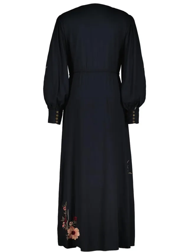Didi Dames Dress Balance Black Zwart / grijs
