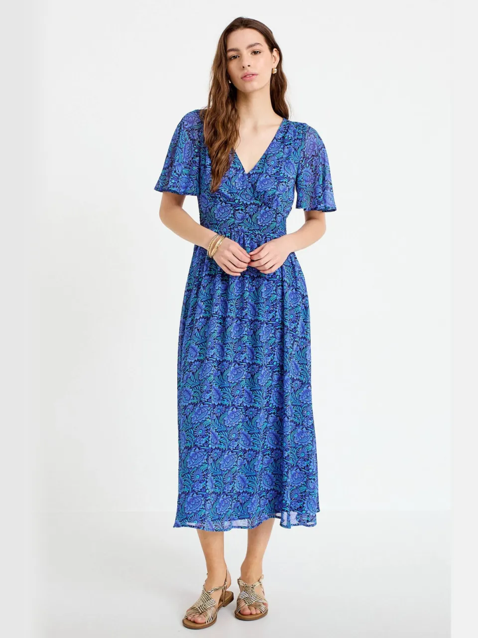 Cache Cache jurk blauw