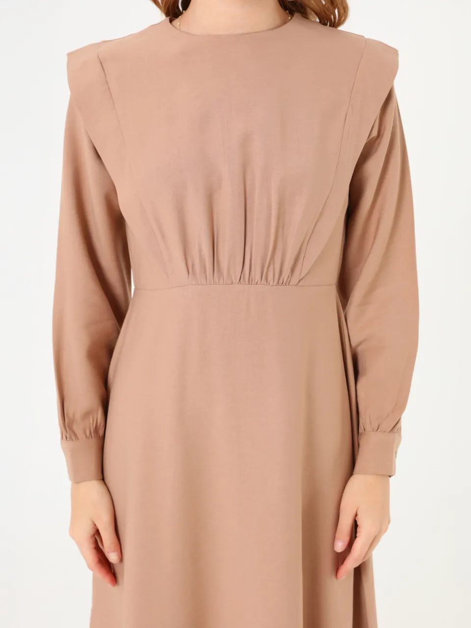 Modest Dress Refka taupe, foto 2
