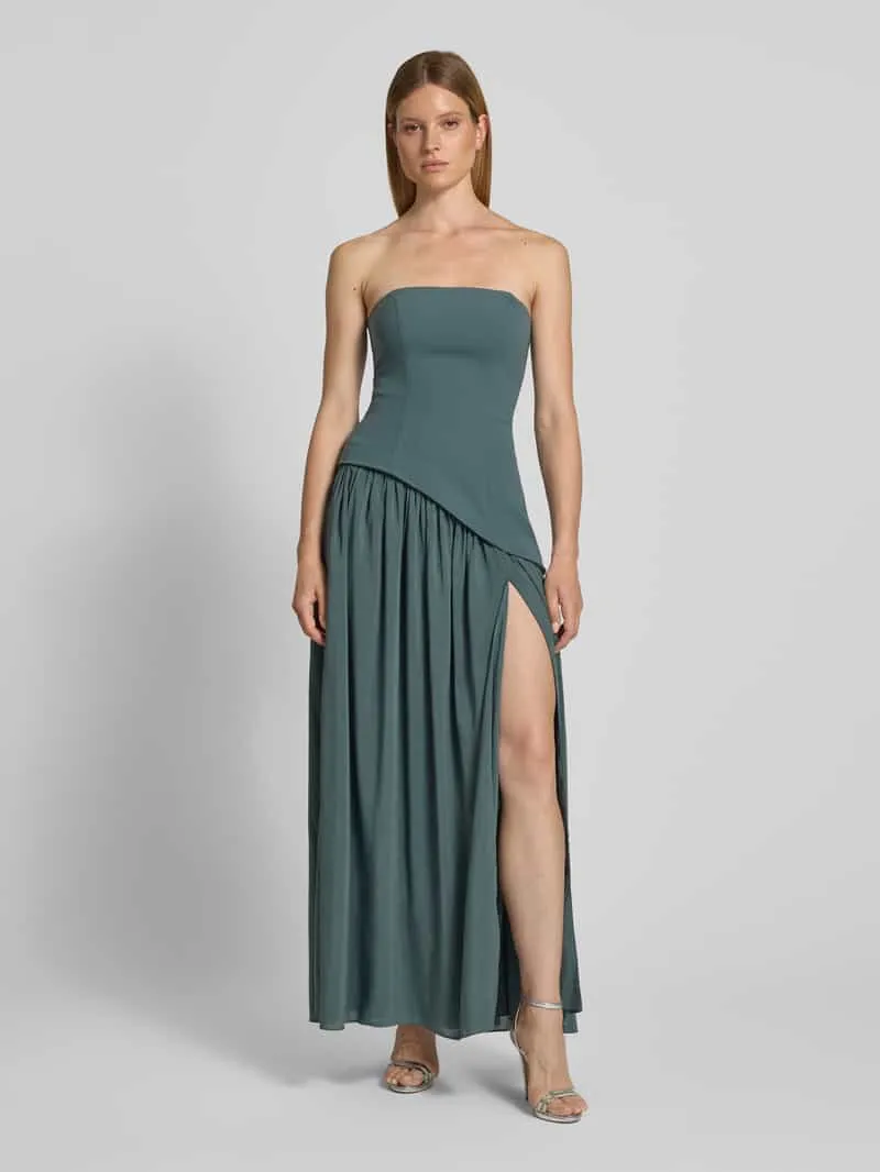 Hey Kyla Cocktailjurk in off-shoulder-look Groen