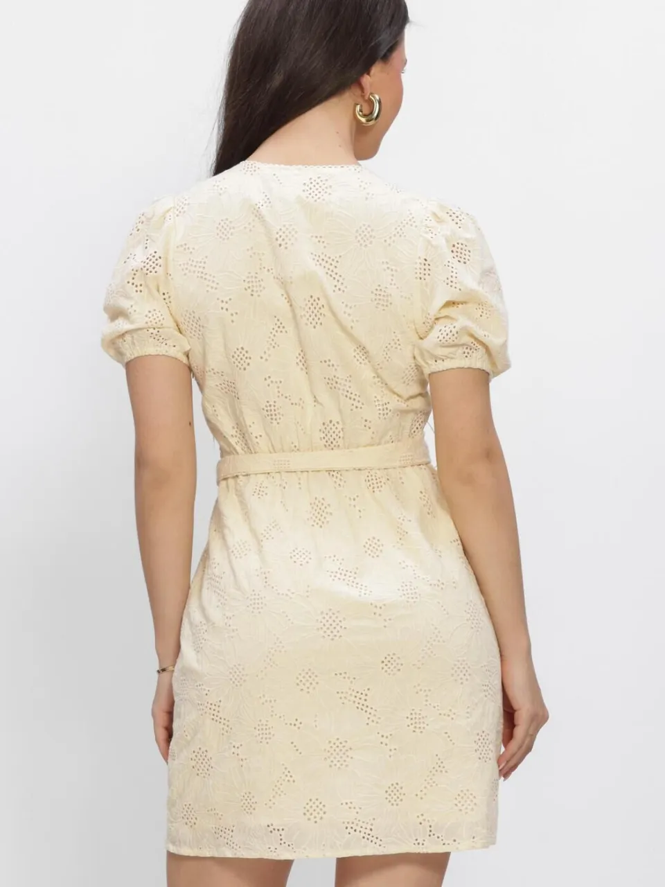 Freebird Dames Jurken Wv-flower-embro-26-1 - Creme, foto 3