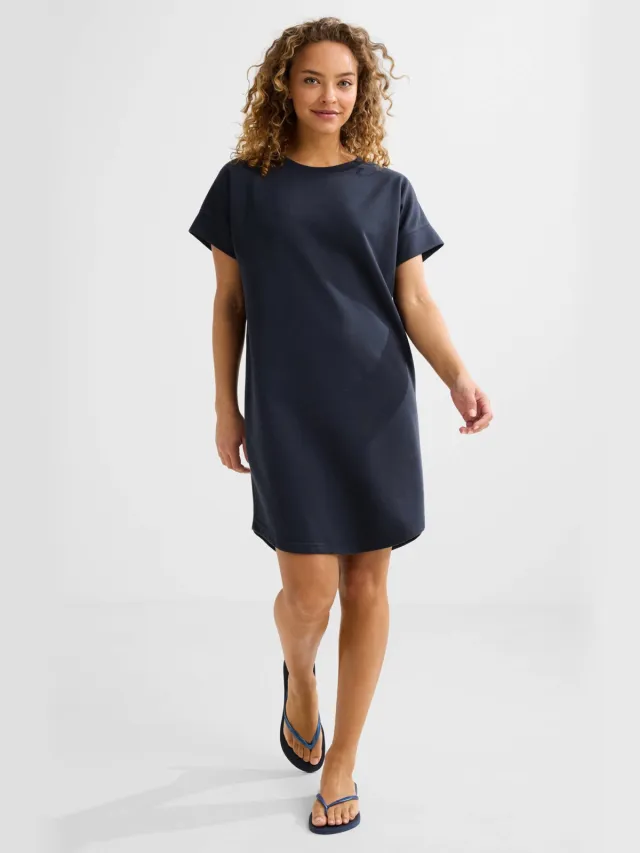 BEACHWAVE sweatjurk donkerblauw