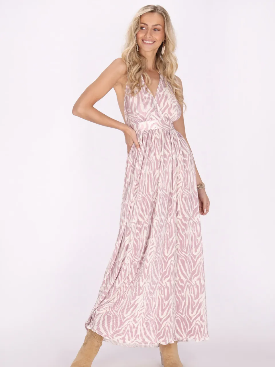 IZIA Jurk Dames violet