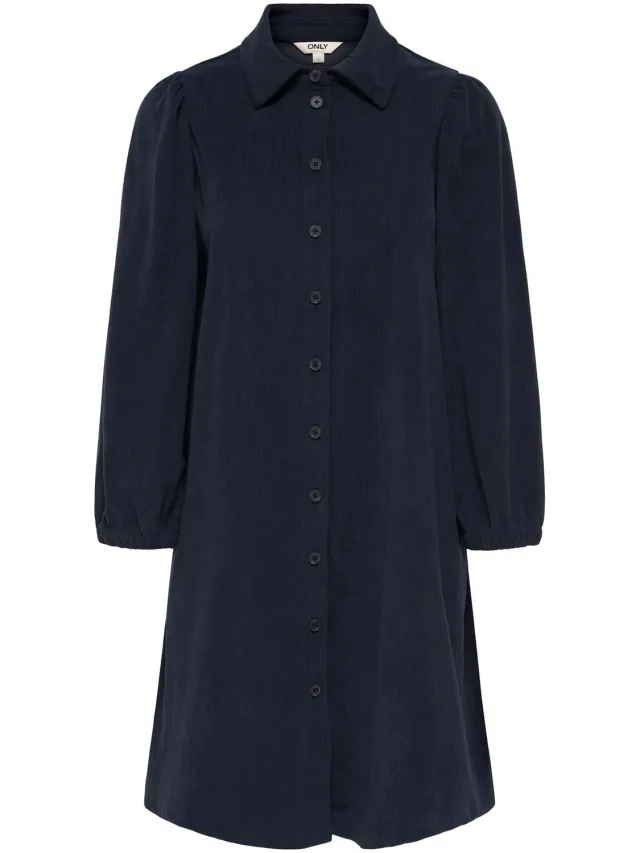 Only Jurk ONLLIAS Corduroy Korte jurk night sky 1