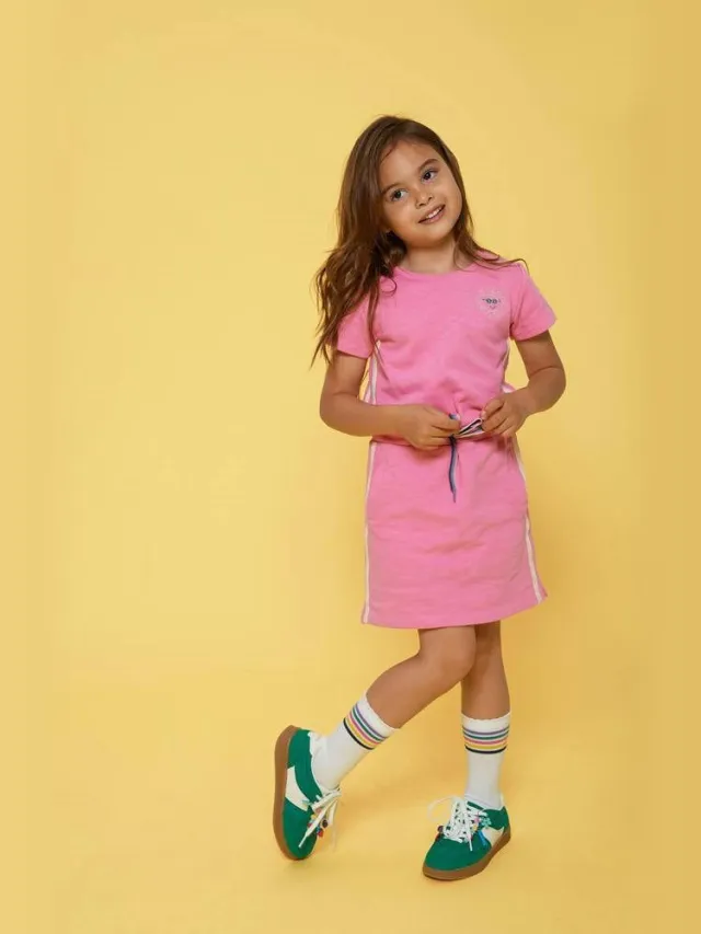 Jubel jurk Rolling into Spring roze