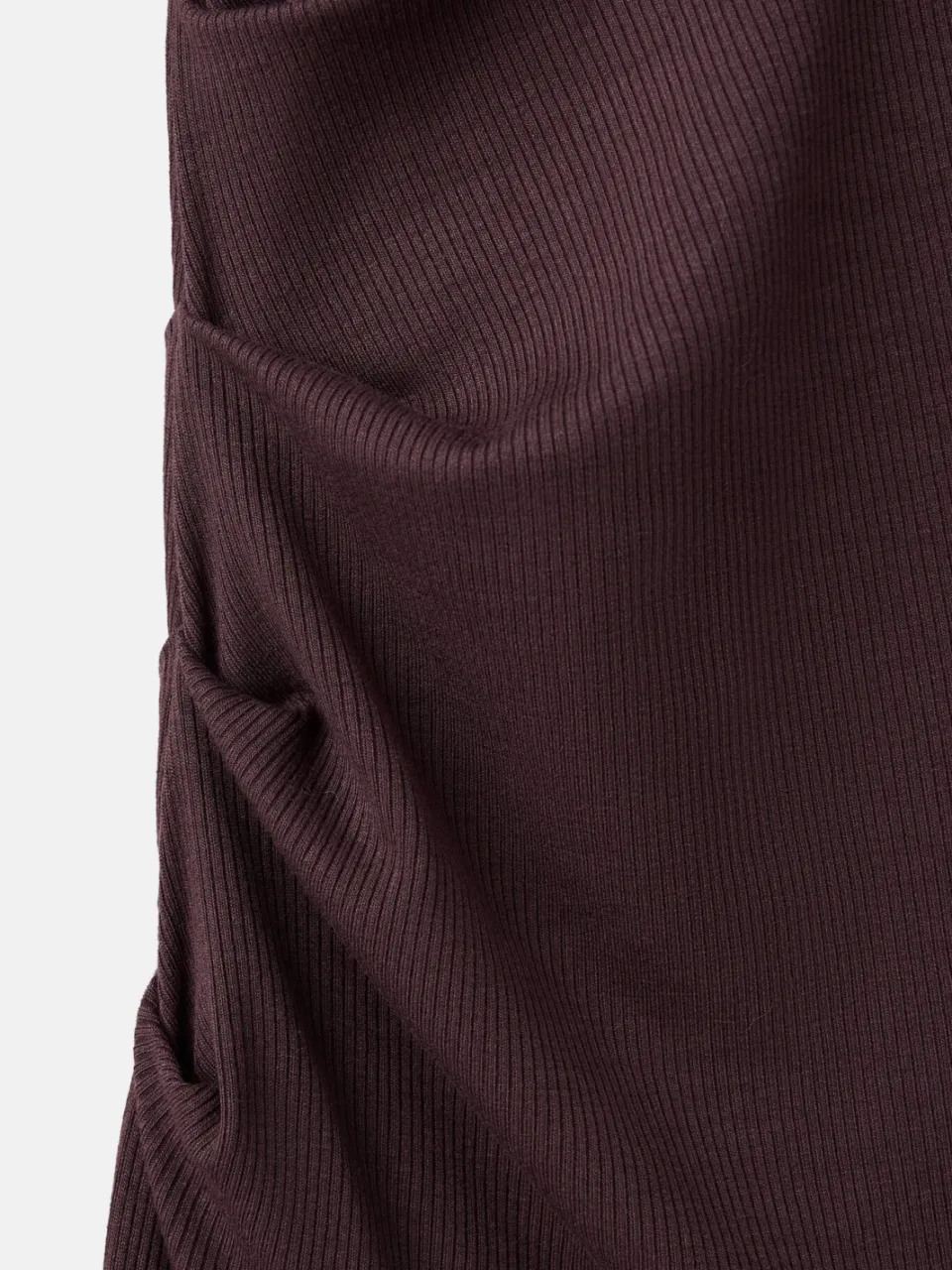 Mango maxi jurk - donkerrood, foto 5