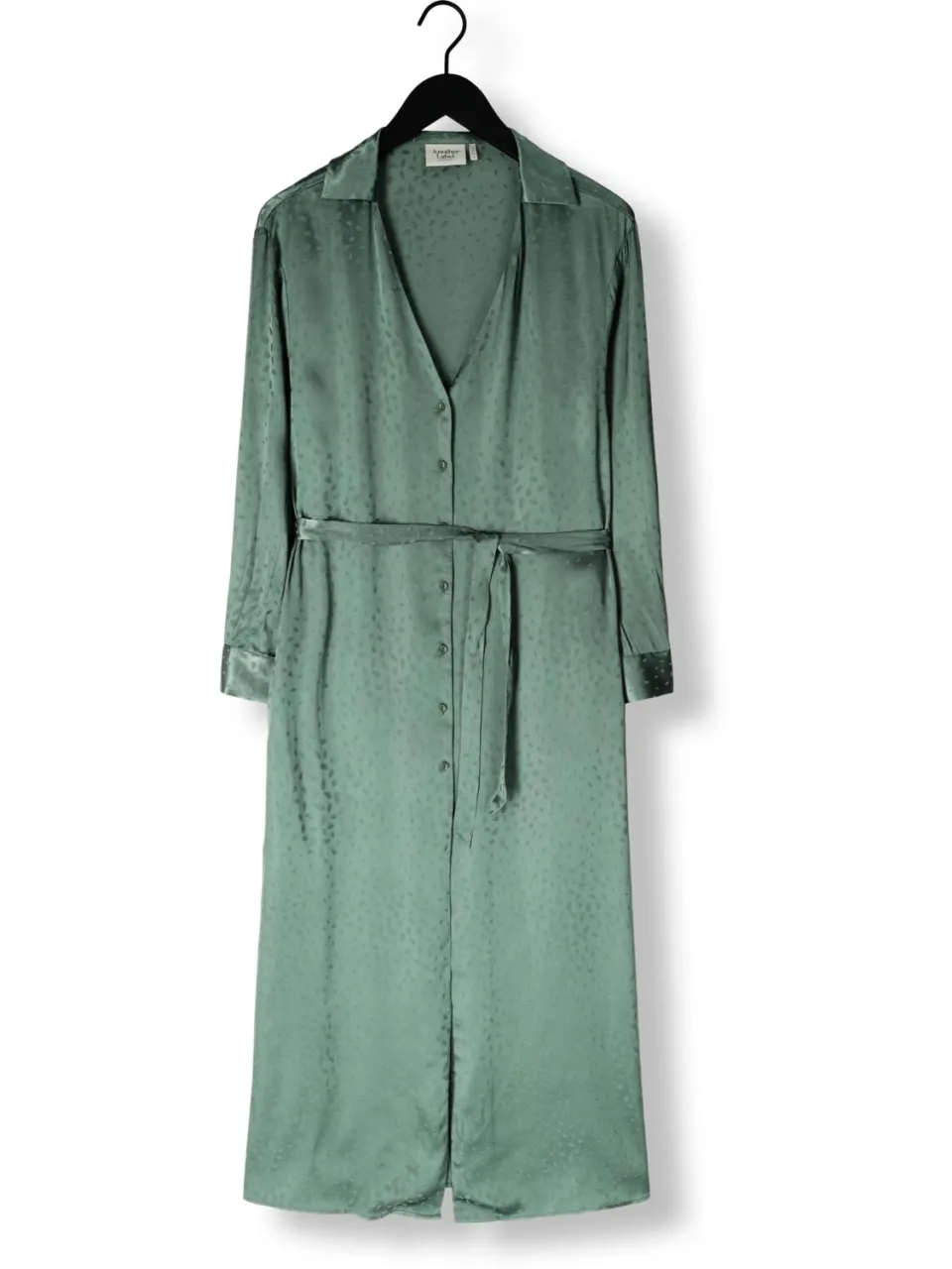 Another Label Dames Jurken Noel Dress L/s - Groen, foto 2