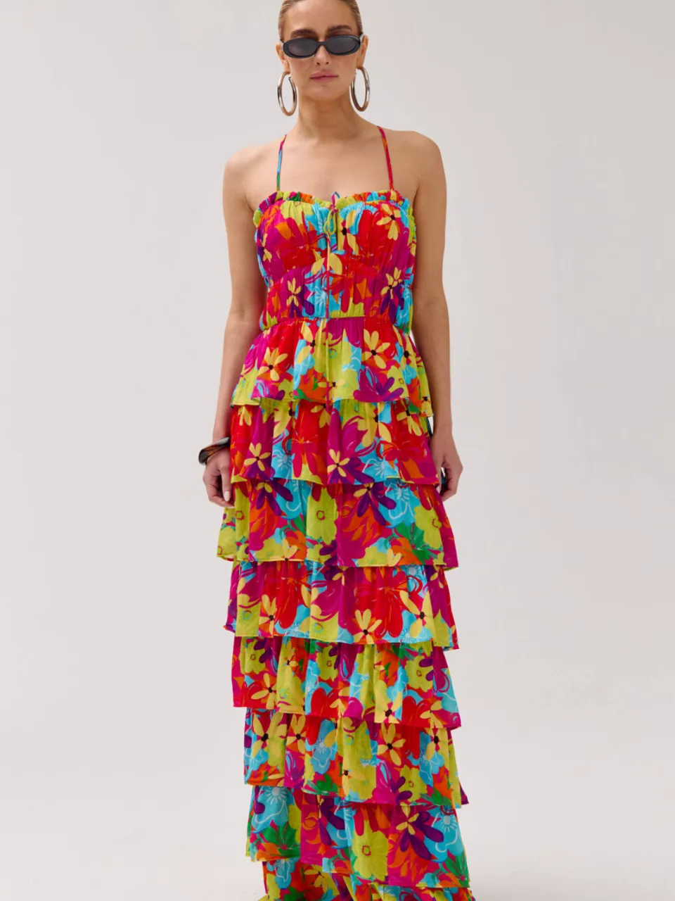 Harper & Yve maxi jurk multi