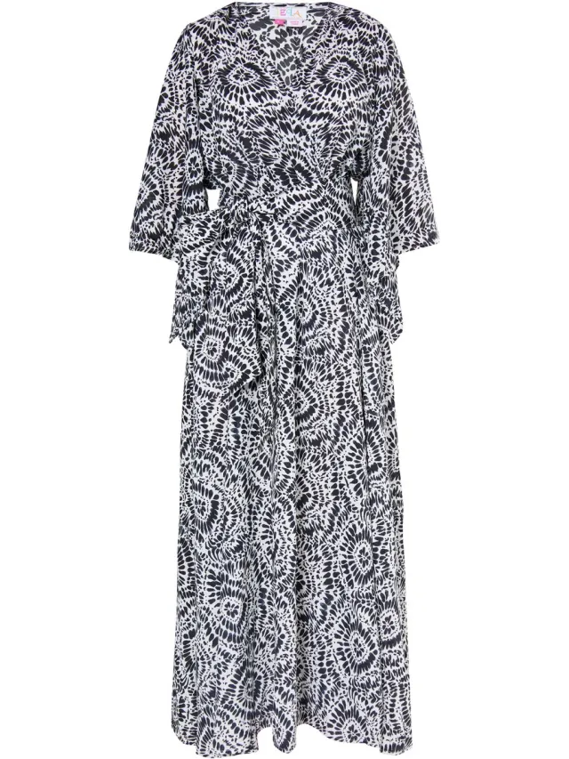 IZIA Maxi-jurk met print zwart