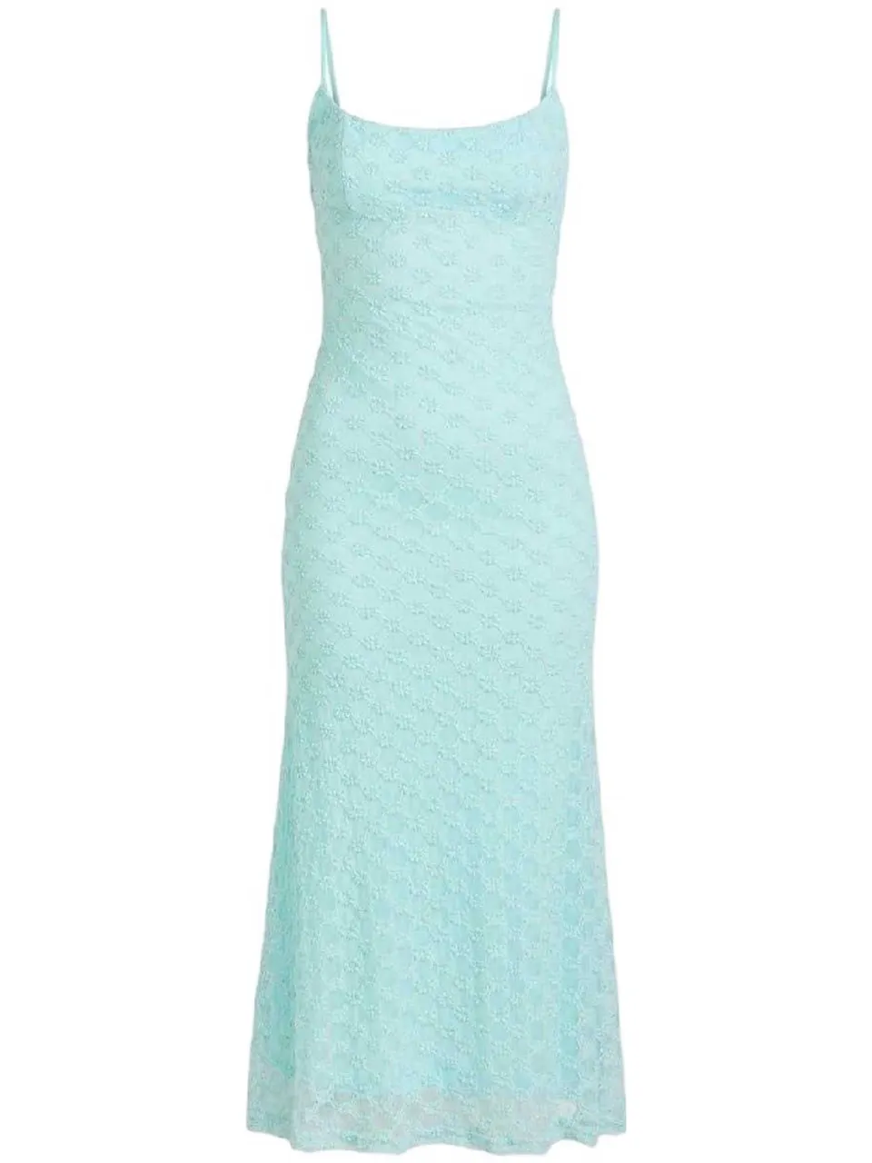 bardot Adoni mesh-midijurk voor dames (Aqua), foto 2